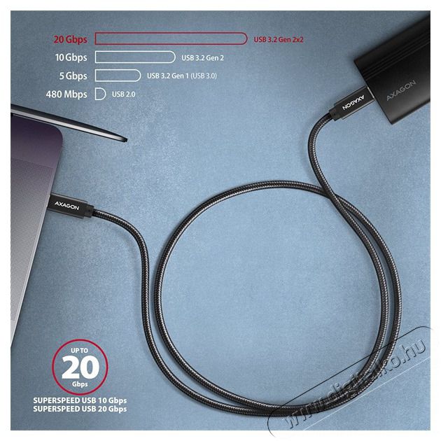 Axagon BUCM32-CM15AB 1,5m Type-C fekete adat- &eacute;s t&ouml;ltők&aacute;bel Tv kieg&eacute;sz&iacute;tők - K&aacute;bel / csatlakoz&oacute; - USB k&aacute;bel - 507950