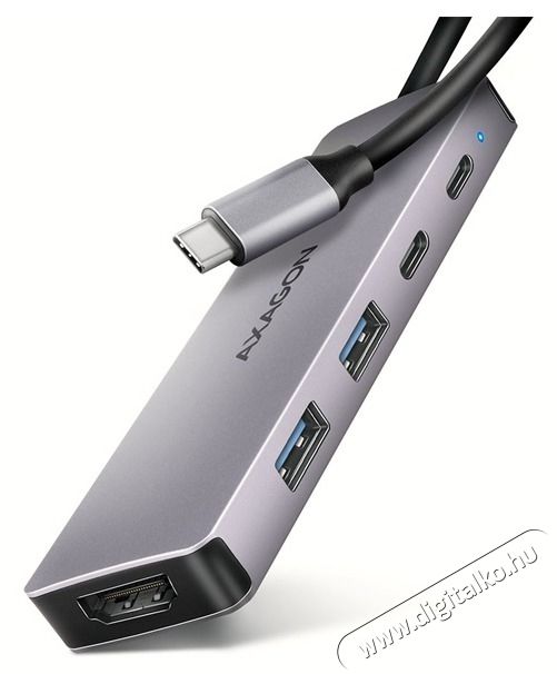 Axagon HMC-5H60 5Gbps 5in1 sz&uuml;rke Type-C hub Iroda &eacute;s sz&aacute;m&iacute;t&aacute;stechnika - Notebook kieg&eacute;sz&iacute;tő - USB hub / eloszt&oacute; - 507957
