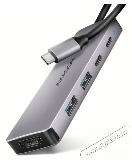 Axagon HMC-5H60 5Gbps 5in1 sz&uuml;rke Type-C hub Iroda &eacute;s sz&aacute;m&iacute;t&aacute;stechnika - Notebook kieg&eacute;sz&iacute;tő - USB hub / eloszt&oacute; - 507957