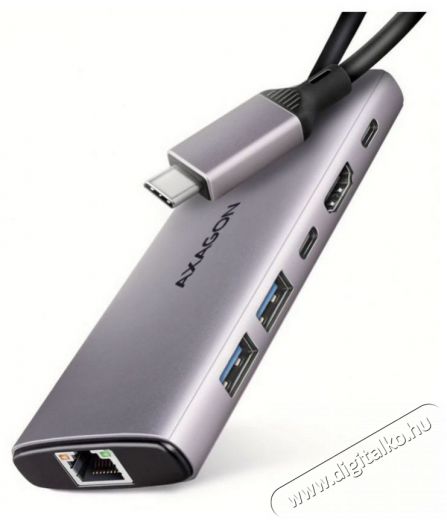 Axagon HMC-6G2L 10Gbps 6in1 sz&uuml;rke Type-C hub Iroda &eacute;s sz&aacute;m&iacute;t&aacute;stechnika - Notebook kieg&eacute;sz&iacute;tő - USB hub / eloszt&oacute; - 507958