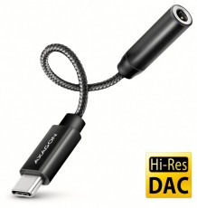 Axagon ADA-HC Mini USB-C audio adapter 384 kHz / 32 bit DAC átalakítóval Fotó-Videó kiegészítők - Mikrofon kiegészítő - Adapter - 508774