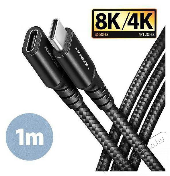 Axagon BUCM32-CF10AB 1m USB C fekete hosszabb&iacute;t&oacute; k&aacute;bel Tv kieg&eacute;sz&iacute;tők - K&aacute;bel / csatlakoz&oacute; - USB k&aacute;bel - 513915
