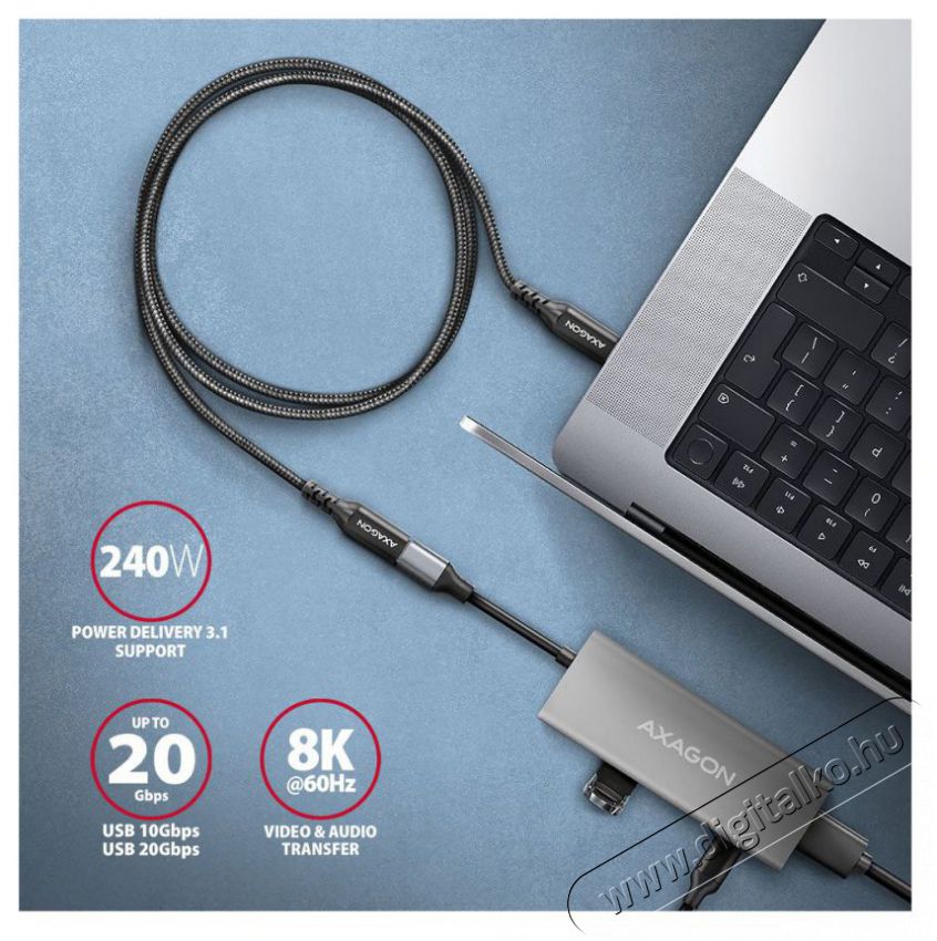 Axagon BUCM32-CF10AB 1m USB C fekete hosszabb&iacute;t&oacute; k&aacute;bel Tv kieg&eacute;sz&iacute;tők - K&aacute;bel / csatlakoz&oacute; - USB k&aacute;bel - 513915