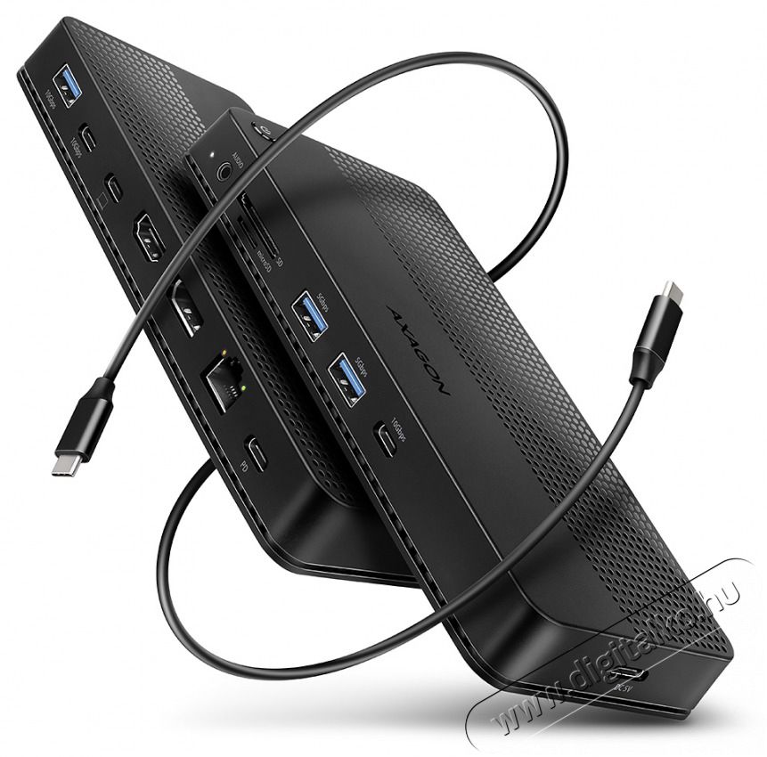 Axagon HMC-U4 USB4 fekete dokkol&oacute; Iroda &eacute;s sz&aacute;m&iacute;t&aacute;stechnika - Notebook kieg&eacute;sz&iacute;tő - USB hub / eloszt&oacute; - 514542