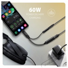 Axagon ADA-HCPD, Hi-Res DAC audio adapter, 384kHz/32bit stereo, USB-C to 3.5mm jack PD 60W/3A Mobil / Kommunik&aacute;ci&oacute; / Smart - Mobiltelefon kieg&eacute;sz&iacute;tő / tok - K&aacute;bel / &aacute;talak&iacute;t&oacute; - 503334