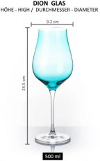 B.BOHEMIAN DION borospoh&aacute;r szett - 500 ml, Mix Blue and Yellow, 2 db Konyhai term&eacute;kek - Konyhai eszk&ouml;z - K&eacute;szlet / szett - 523899