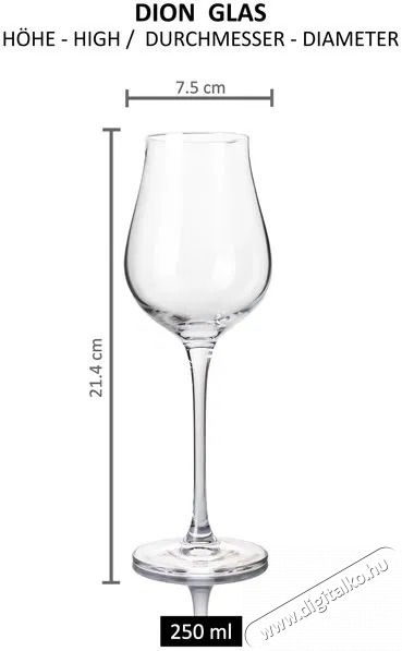 B.BOHEMIAN DION prosecco poh&aacute;r szett - 250 ml, 4 db Konyhai term&eacute;kek - Konyhai eszk&ouml;z - K&eacute;szlet / szett - 523905