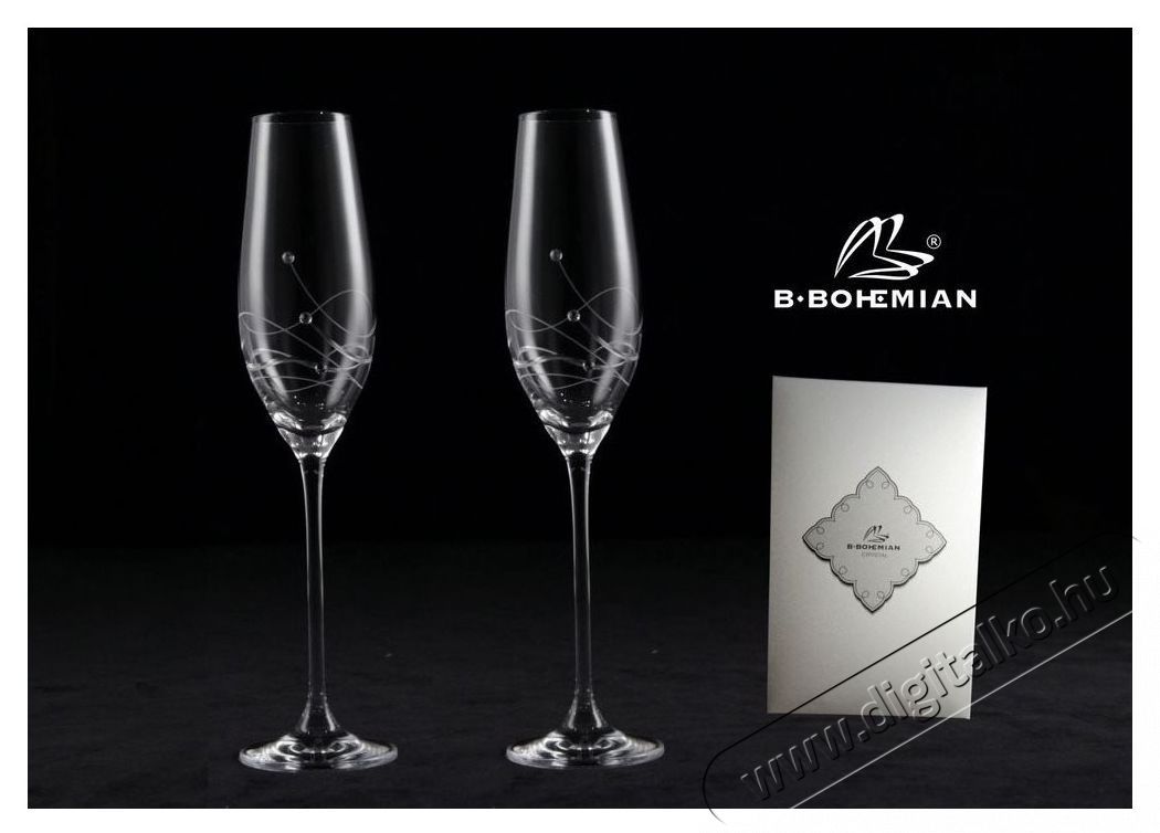 B.BOHEMIAN Pezsgőspoh&aacute;r 210 ml GRAVITY 2 db Konyhai term&eacute;kek - Konyhai eszk&ouml;z - K&eacute;szlet / szett - 524219
