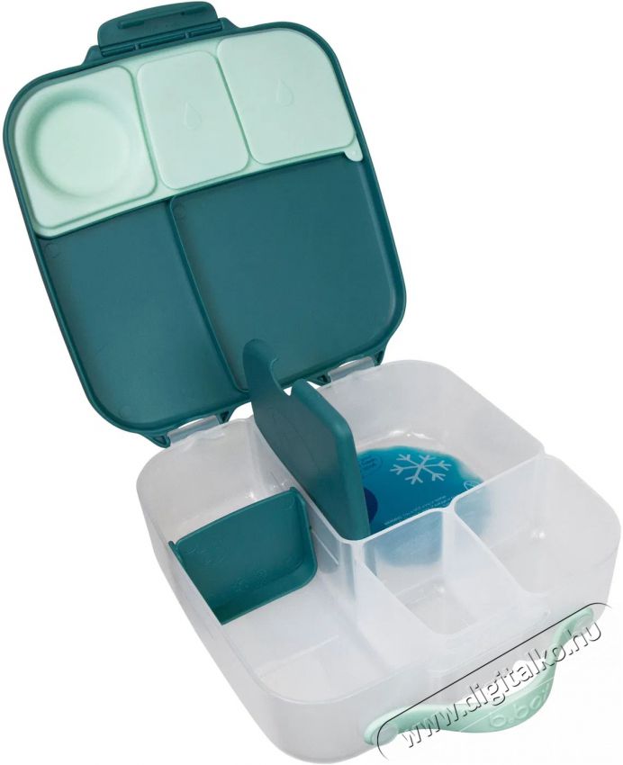 B.Box Snack box, nagy - smaragdz&ouml;ld/erdőz&ouml;ld Konyhai term&eacute;kek - Ed&eacute;ny - &Eacute;telt&aacute;rol&oacute; - 523917