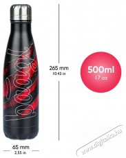 BAAGL Hőtart&oacute; kulacs f&eacute;m kupakkal - L&aacute;va, 500 ml Konyhai term&eacute;kek - Ed&eacute;ny - Termosz - 528502