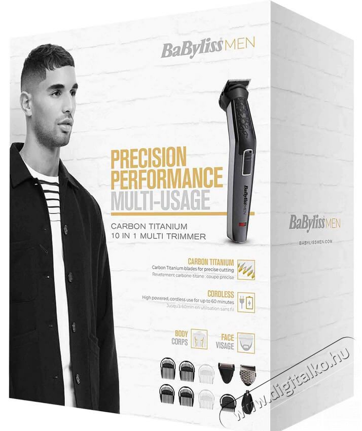 Babyliss BAMT727E 10 az 1-ben borotva szett Sz&eacute;ps&eacute;g&aacute;pol&aacute;s / Eg&eacute;szs&eacute;g - Szőrtelen&iacute;tő / borotva - F&eacute;rfi borotva - 361618