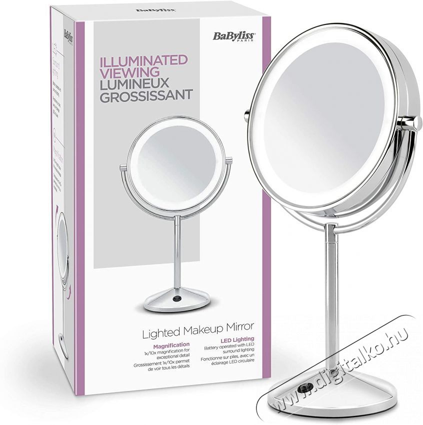 Babyliss 9436E LED-es kozmetikai t&uuml;k&ouml;r Sz&eacute;ps&eacute;g&aacute;pol&aacute;s / Eg&eacute;szs&eacute;g - T&uuml;k&ouml;r - 364929