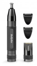 Babyliss E111E Super X-Metal Series fekete orr- &eacute;s f&uuml;lszőrzetny&iacute;r&oacute; szem&ouml;ld&ouml;k trimmerrel Sz&eacute;ps&eacute;g&aacute;pol&aacute;s / Eg&eacute;szs&eacute;g - Szőrtelen&iacute;tő / borotva - Arc- &eacute;s testszőrzet v&aacute;g&oacute;, form&aacute;z&oacute; - 501790