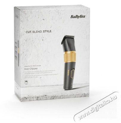 Babyliss E987E Graphite Precision grafit n&eacute;lk&uuml;li hajv&aacute;g&oacute; Sz&eacute;ps&eacute;g&aacute;pol&aacute;s / Eg&eacute;szs&eacute;g - Haj&aacute;pol&aacute;s - Haj / szak&aacute;ll v&aacute;g&oacute;, ny&iacute;r&oacute; - 501763