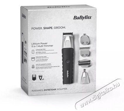 Babyliss MT812E Lithium Power 11az1-ben sz&uuml;rke arc- &eacute;s testszőrtelen&iacute;tő k&eacute;szlet Sz&eacute;ps&eacute;g&aacute;pol&aacute;s / Eg&eacute;szs&eacute;g - Haj&aacute;pol&aacute;s - Haj / szak&aacute;ll v&aacute;g&oacute;, ny&iacute;r&oacute; - 501772