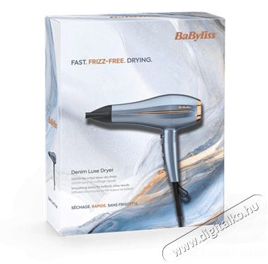 Babyliss D251PE Demin Luxe Ionos k&eacute;k hajsz&aacute;r&iacute;t&oacute; Sz&eacute;ps&eacute;g&aacute;pol&aacute;s / Eg&eacute;szs&eacute;g - Haj&aacute;pol&aacute;s - Hajsz&aacute;r&iacute;t&oacute; - 502324