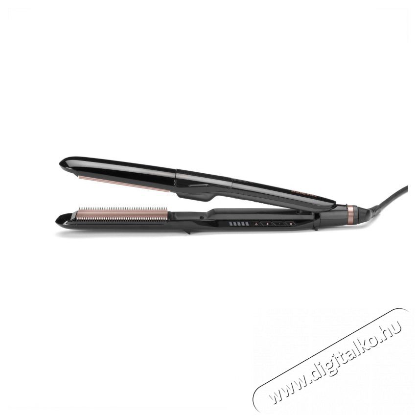 Babyliss ST493E Steam Smooth gőz&ouml;lős ker&aacute;mialapos fekete-rose gold hajsim&iacute;t&oacute; Sz&eacute;ps&eacute;g&aacute;pol&aacute;s / Eg&eacute;szs&eacute;g - Haj&aacute;pol&aacute;s - Hajvasal&oacute; / egyenes&iacute;tő - 510389