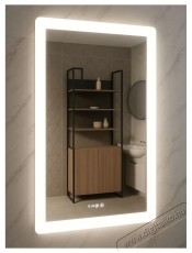 Badenmob LED-es vil&aacute;g&iacute;t&oacute; t&uuml;k&ouml;r, k&ouml;dmentes&iacute;tő funkci&oacute;val, &oacute;r&aacute;val, d&aacute;tummal &eacute;s hőm&eacute;rővel, MD2, 60x80cm - Sz&eacute;ps&eacute;g&aacute;pol&aacute;s / Eg&eacute;szs&eacute;g - T&uuml;k&ouml;r - 536083