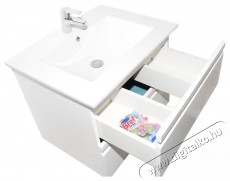 Badenmob 786 als&oacute;szekr&eacute;ny &eacute;s felf&uuml;ggesztett mosd&oacute;kagyl&oacute;, 2 fi&oacute;k, MDF, forg&aacute;cslap, 100x54x45,5 cm, feh&eacute;r H&aacute;ztart&aacute;s / Otthon / K&uuml;lt&eacute;r - F&uuml;rdőszoba / wc - Kieg&eacute;sz&iacute;tő - 536058
