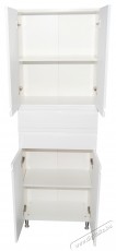 Badenmob magas szekr&eacute;ny, 086-os sorozat, MDF, 60x180x31,6 cm, feh&eacute;r H&aacute;ztart&aacute;s / Otthon / K&uuml;lt&eacute;r - F&uuml;rdőszoba / wc - Kieg&eacute;sz&iacute;tő - 536060