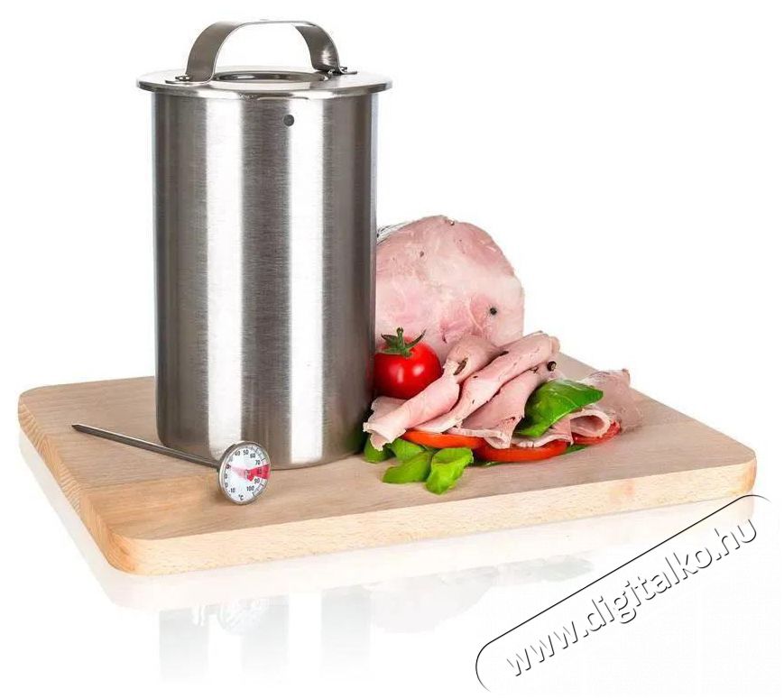 Bankett Rozsdamentes ac&eacute;l sonkafőző AKCENT 19 x 10 cm, 1,3 l Konyhai term&eacute;kek - Egy&eacute;b / Konyhai kieg&eacute;sz&iacute;tő - 504677