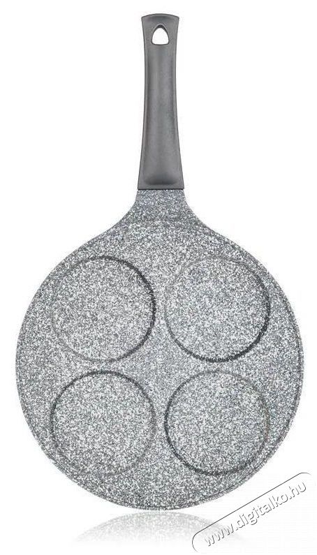 BANQUET GRANITE Grey Tarkedlis&uuml;tő, 4 lyuk&uacute;, 26 cm Konyhai term&eacute;kek - Ed&eacute;ny - Serpenyő - 504686