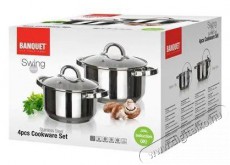 BANQUET SWING Small 4 darabos k&eacute;szlet, rozsdamentes Konyhai term&eacute;kek - Ed&eacute;ny - Ed&eacute;ny k&eacute;szlet - 504702