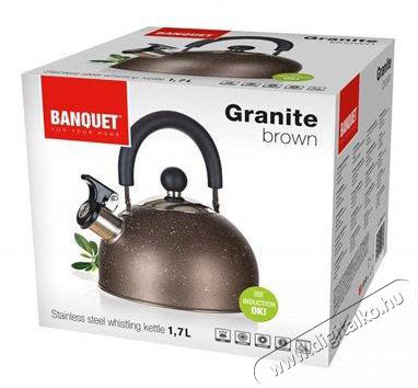 BANQUET GRANITE Brown 1,7 l Konyhai term&eacute;kek - V&iacute;zforral&oacute; / teafőző - 503660
