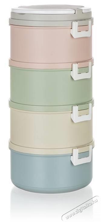 BANQUET AVANZA műanyag &eacute;telhordoz&oacute;, 4 r&eacute;szes, 2,8 l, t&ouml;bbsz&iacute;nű Konyhai term&eacute;kek - Ed&eacute;ny - Egy&eacute;b ed&eacute;ny - 523962