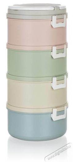 BANQUET AVANZA műanyag &eacute;telhordoz&oacute;, 4 r&eacute;szes, 2,8 l, t&ouml;bbsz&iacute;nű Konyhai term&eacute;kek - Ed&eacute;ny - Egy&eacute;b ed&eacute;ny - 523962