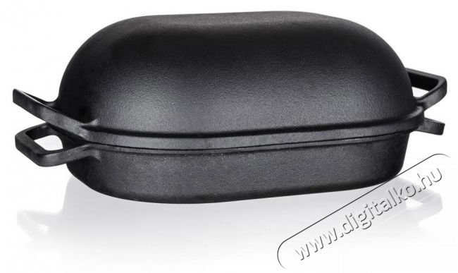BANQUET &Ouml;nt&ouml;ttvas s&uuml;tőed&eacute;ny EXCELLENT 39 x 26 x 14 cm, 3 + 4 l, ov&aacute;lis, fedővel, fekete Konyhai term&eacute;kek - Ed&eacute;ny - S&uuml;tőed&eacute;ny / j&eacute;nai t&aacute;l - 523965