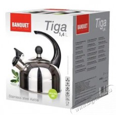 BANQUET TIGA Rozsdamentes ac&eacute;l te&aacute;skanna 1,4 l Konyhai term&eacute;kek - V&iacute;zforral&oacute; / teafőző - 524293