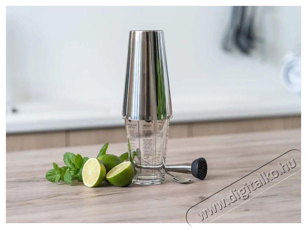 BANQUET Rozsdamentes ac&eacute;l kokt&eacute;l shaker AKCENT 450 ml Konyhai term&eacute;kek - Konyhai eszk&ouml;z - Egy&eacute;b konyhai eszk&ouml;z - 524287