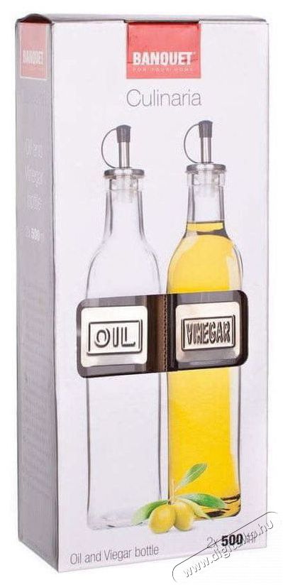 BANQUET CULINARIA Olaj- &eacute;s ecettart&oacute; &uuml;veg, 2 db, 500 ml A00959 Konyhai term&eacute;kek - Egy&eacute;b / Konyhai kieg&eacute;sz&iacute;tő - 526977