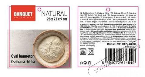 BANQUET NATURAL ov&aacute;lis kos&aacute;r 28 &times; 22 &times; 9 cm Konyhai term&eacute;kek - Konyhai eszk&ouml;z - Egy&eacute;b konyhai eszk&ouml;z - 526955
