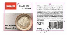 BANQUET NATURAL ov&aacute;lis kos&aacute;r 28 &times; 22 &times; 9 cm Konyhai term&eacute;kek - Konyhai eszk&ouml;z - Egy&eacute;b konyhai eszk&ouml;z - 526955