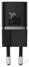 Baseus CCGN050101 GaN5 20W USB/USB C fekete t&ouml;ltő Mobil / Kommunik&aacute;ci&oacute; / Smart - Mobiltelefon kieg&eacute;sz&iacute;tő / tok - H&aacute;l&oacute;zati-, aut&oacute;s t&ouml;ltő - 515843