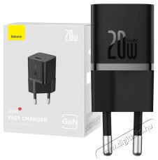 Baseus CCGN050101 GaN5 20W USB/USB C fekete t&ouml;ltő Mobil / Kommunik&aacute;ci&oacute; / Smart - Mobiltelefon kieg&eacute;sz&iacute;tő / tok - H&aacute;l&oacute;zati-, aut&oacute;s t&ouml;ltő - 515843