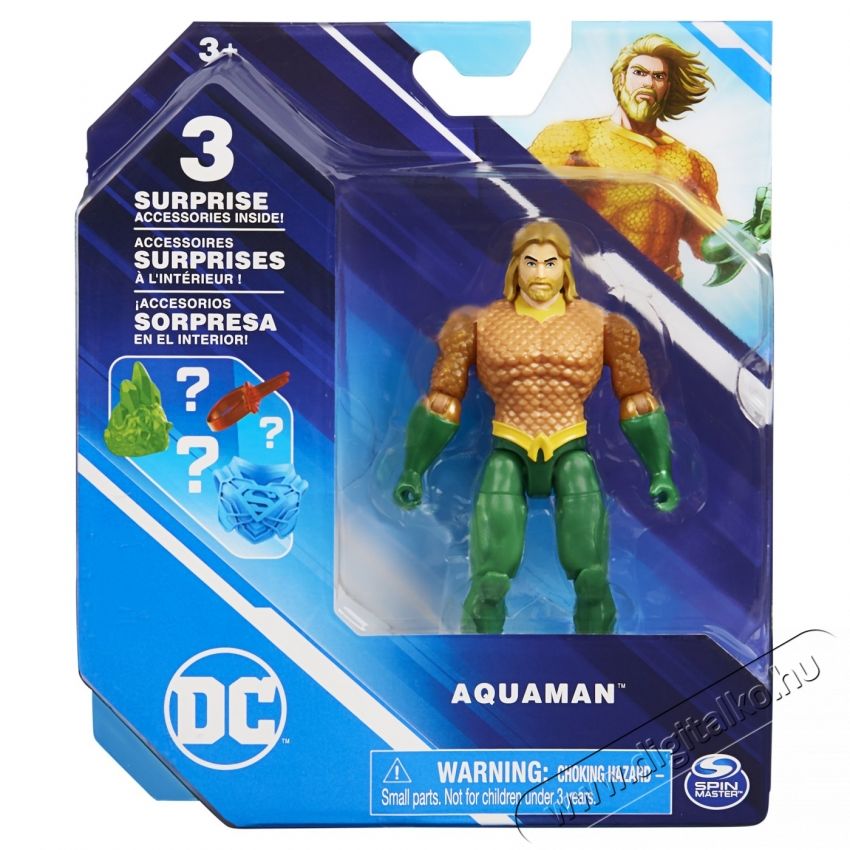 Batman Figurina DC Comics - Aquaman, cu 3 accesorii surpriza, 10 cm H&aacute;ztart&aacute;s / Otthon / K&uuml;lt&eacute;r - J&aacute;t&eacute;k / Sport - J&aacute;t&eacute;kfigura - 532948