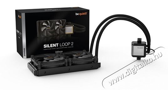 BE QUIET ! SILENT LOOP 2 240mm 2x120mm v&iacute;zhűt&eacute;ses processzor hűtő Iroda &eacute;s sz&aacute;m&iacute;t&aacute;stechnika - Sz&aacute;m&iacute;t&oacute;g&eacute;p tartoz&eacute;k - Processzor - 463054