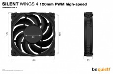 BE QUIET ! SILENT WINGS 4 120mm PWM fekete ventil&aacute;tor Iroda &eacute;s sz&aacute;m&iacute;t&aacute;stechnika - Egy&eacute;b sz&aacute;m&iacute;t&aacute;stechnikai term&eacute;k - 462672