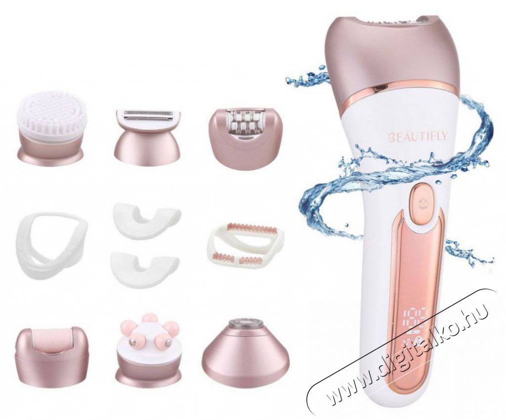 Beautifly 6W1 Beauty Silky Sz&eacute;ps&eacute;g&aacute;pol&aacute;s / Eg&eacute;szs&eacute;g - Szőrtelen&iacute;tő / borotva - Női szőrtelen&iacute;tő - 511747