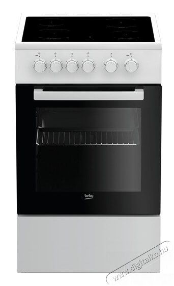 Beko FSM57000GW elektromos tűzhely Konyhai term&eacute;kek - S&uuml;tő-főzőlap, tűzhely (szabadon&aacute;ll&oacute;) - Elektromos tűzhely (szabadon&aacute;ll&oacute;) - 345487