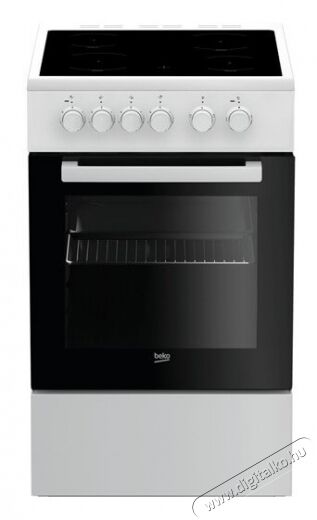 Beko FSM57000GW elektromos tűzhely Konyhai term&eacute;kek - S&uuml;tő-főzőlap, tűzhely (szabadon&aacute;ll&oacute;) - Elektromos tűzhely (szabadon&aacute;ll&oacute;) - 345487