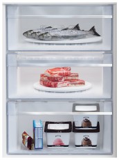 Beko RCSA366K40XBN alulfagyaszt&oacute;s hűtőszekr&eacute;ny Konyhai term&eacute;kek - Hűtő, fagyaszt&oacute; (szabadon&aacute;ll&oacute;) - Alulfagyaszt&oacute;s kombin&aacute;lt hűtő - 372657