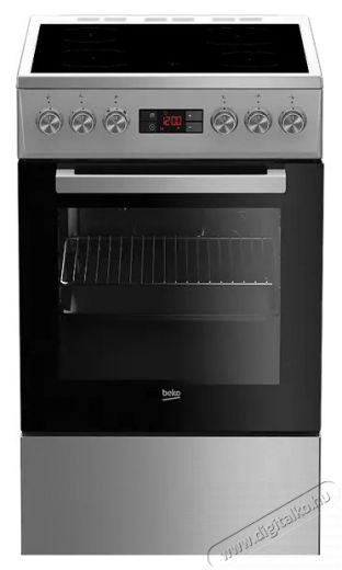 Beko FSM-57300 GX Ker&aacute;mialapos tűzhely Konyhai term&eacute;kek - S&uuml;tő-főzőlap, tűzhely (szabadon&aacute;ll&oacute;) - Elektromos tűzhely (szabadon&aacute;ll&oacute;) - 373470
