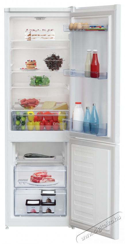 Beko RCSA270K40WN Kombi hűtő Konyhai term&eacute;kek - Hűtő, fagyaszt&oacute; (szabadon&aacute;ll&oacute;) - Alulfagyaszt&oacute;s kombin&aacute;lt hűtő - 494510