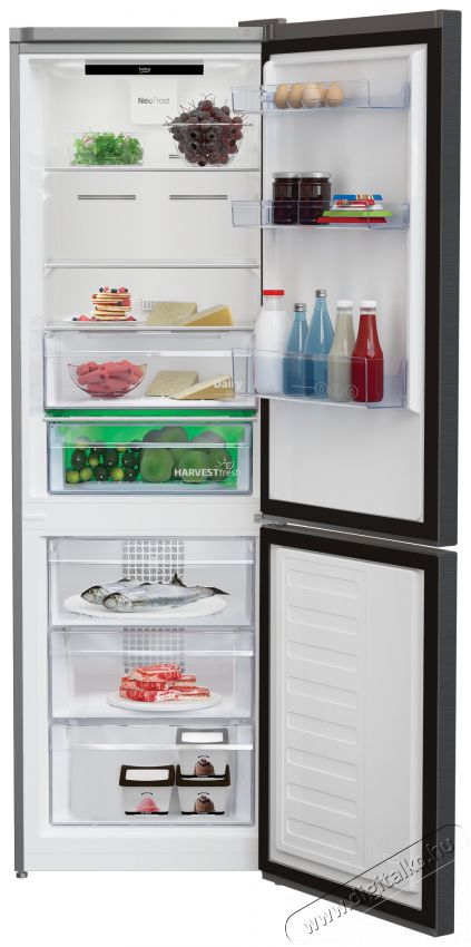 Beko RCNE366E70ZXBRN alulfagyaszt&oacute;s hűtő Konyhai term&eacute;kek - Hűtő, fagyaszt&oacute; (szabadon&aacute;ll&oacute;) - Alulfagyaszt&oacute;s kombin&aacute;lt hűtő - 495706