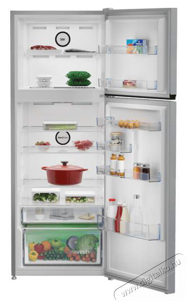 Beko B3RDNE504HXB fel&uuml;lfagyaszt&oacute;s hűtő Konyhai term&eacute;kek - Hűtő, fagyaszt&oacute; (szabadon&aacute;ll&oacute;) - Fel&uuml;lfagyaszt&oacute;s kombin&aacute;lt hűtő - 499678