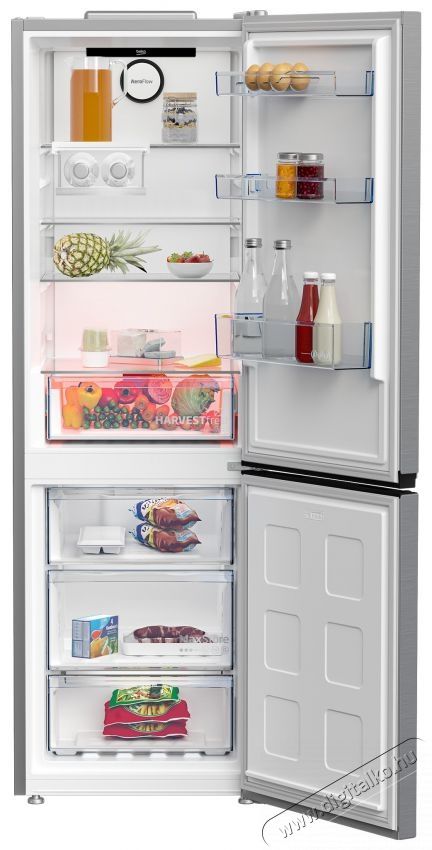 Beko B5RCNA365HXB alulfagyaszt&oacute;s hűtő Konyhai term&eacute;kek - Hűtő, fagyaszt&oacute; (szabadon&aacute;ll&oacute;) - Alulfagyaszt&oacute;s kombin&aacute;lt hűtő - 499668